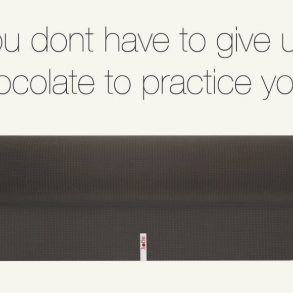 You Don't Have To Give Up Chocolate to Practice Yoga - EcoFriendly TPE  Yoga Mat - Picture 11 of 12